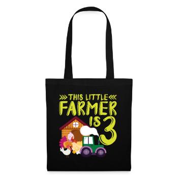 This small farmer is 3 farm thematic - Tote Bag - black - Front