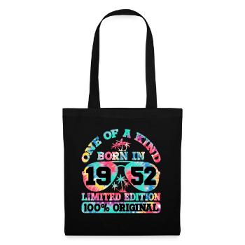 Unique Né en 1952 Édition Limitée - Sac en tissu - noir - Devant