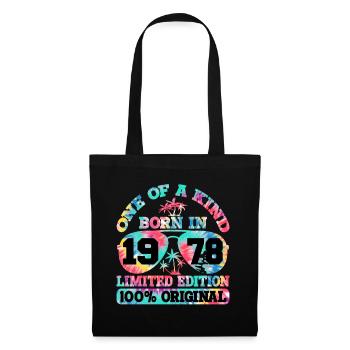 Unique Born 1978 Édition Limitée - Sac en tissu - noir - Devant
