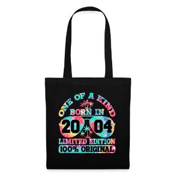 Unique Né en 2004 Édition Limitée - Sac en tissu - noir - Devant