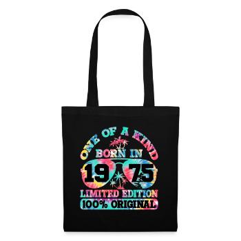 Unique Né en 1975 Édition Limitée - Sac en tissu - noir - Devant