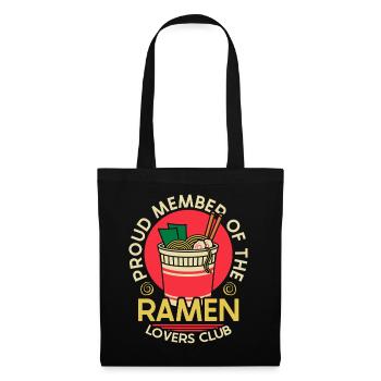 Proud Member Of The Ramen Lovers Club | Ramen - Stoffbeutel - Schwarz - Vorne