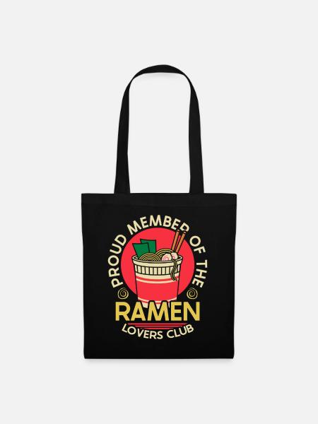 Proud Member Of The Ramen Lovers Club | Ramen - Stoffbeutel - Schwarz