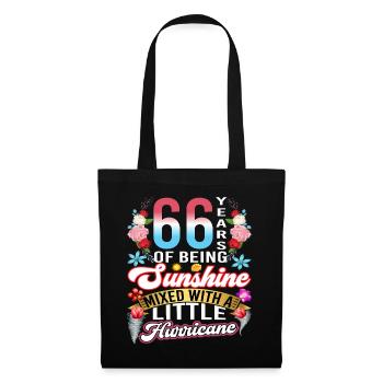 66 years of sunshine mixed with a small - Tote Bag - black - Front