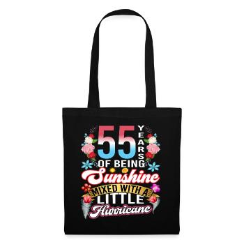 55 years of sunshine mixed with a small - Tote Bag - black - Front