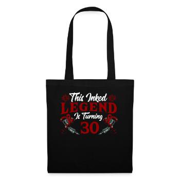 Cette encre légendaire tourne 30 Fantastic 30. - Sac en tissu - noir - Devant