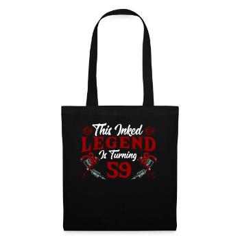 Cette légende de l’encre fête ses 59 ans - Sac en tissu - noir - Devant
