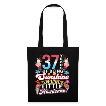 37 years of sunshine mixed with a small - Tote Bag - black - Front