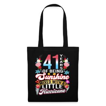 41 years of sunshine mixed with a small - Tote Bag - black - Front