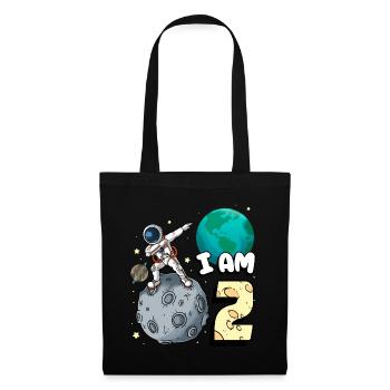 I am 2 room astronaut child Moon Walker 2. - Tote Bag - black - Front