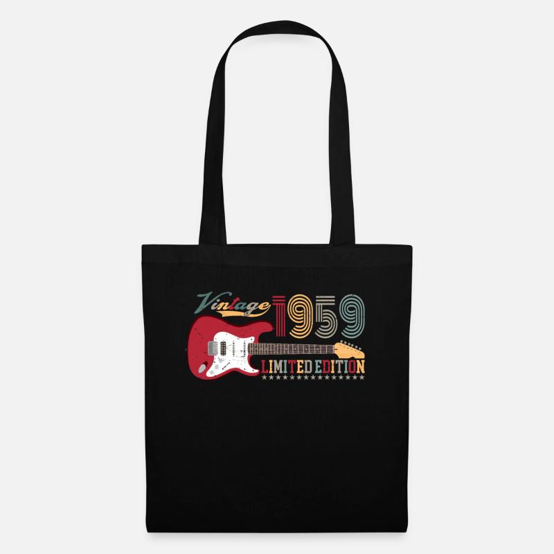 Vintage 1959 Limited Edition 63. Geburtstag | - Stoffbeutel - Schwarz
