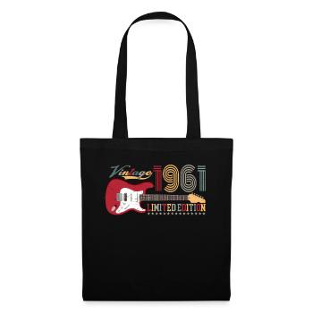 Vintage 1961 Édition Limitée 61ème anniversaire | - Sac en tissu - noir - Devant