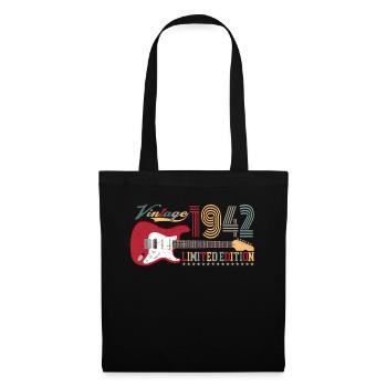 Vintage 1942 Limited Edition 80th birthday | - Tote Bag - black - Front