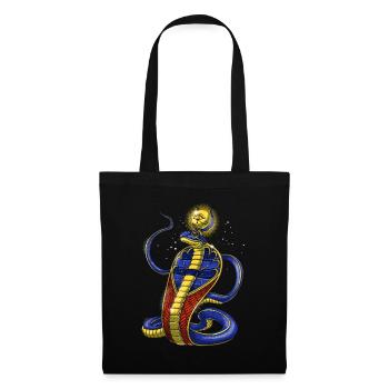 Altägyptische Mythologie Gottheit Uraeus - Stoffbeutel - Schwarz - Vorne