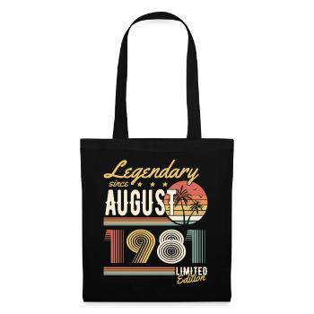 Légendaire depuis août 1981 Edition Limitée - Sac en tissu - noir - Devant
