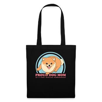 Pomeranian Mom Zwergspitz Dog Owner Gift - Tote Bag - black - Front