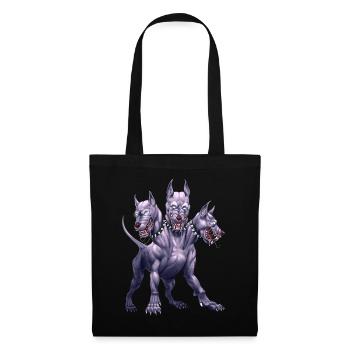 Three Headed Dog Cerberus - Tote Bag - black - Front
