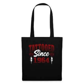 Tattooed Since 1964 Red Rose Theme - Tote Bag - black - Front