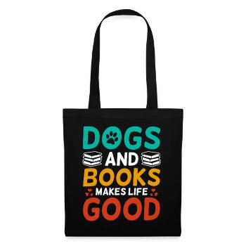 Book Is Good Cat Makes It Better | - Sac en tissu - noir - Devant