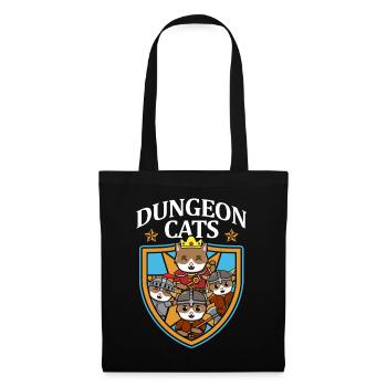 Dungeon Cats | Anime Lover | | de chemise Otaku Manga - Sac en tissu - noir - Devant