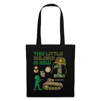 Ce petit soldat est maintenant 1 char de l’armée 1. - Sac en tissu - noir - Devant