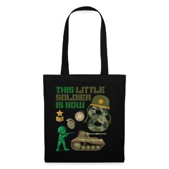 This little soldier is now 8 Army Tank 8. - Tote Bag - black - Front