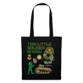This little soldier is now 9 Army Tank 9. - Tote Bag - black - Front