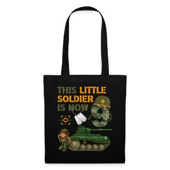 This little soldier is now 9 Army Tank 9. - Tote Bag - black - Front
