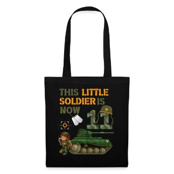 This little soldier is now 11 Army Tank 11. - Tote Bag - black - Front