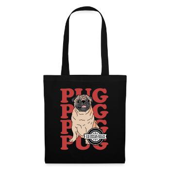 Pug Dog Owner Dog Dog Lover Gift - Tote Bag - black - Front