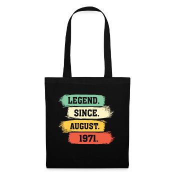 Légende depuis août 1971 - Sac en tissu - noir - Devant