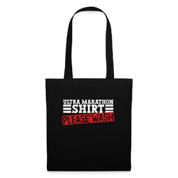 Chemise Ultra Marathon S’il vous plaît laver - Ultramarathon - Sac en tissu - noir - Devant