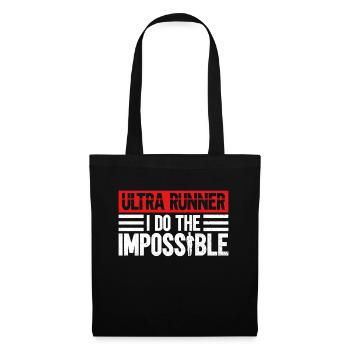 Ultra Runner I Do The Impossible - Ultramarathon - Tote Bag - black - Front