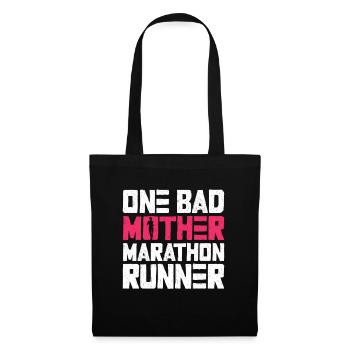 A Bad Mother Marathon Runner - Femmes - Sac en tissu - noir - Devant