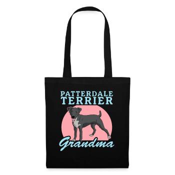 Patterdale Terrier Grandma Dog Owner Gift - Tote Bag - black - Front