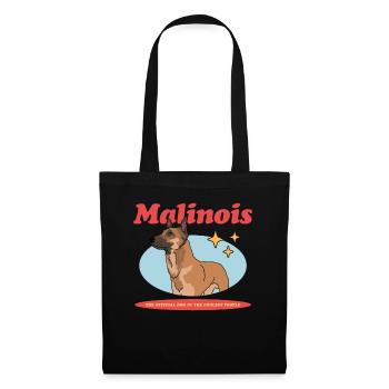 Belgian Shepherd | Malinois Dog Gift - Tote Bag - black - Front