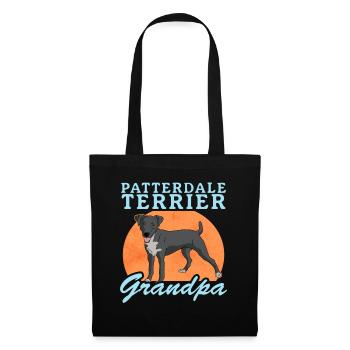 Patterdale Terrier Grandpa Dog Owner Gift - Tote Bag - black - Front