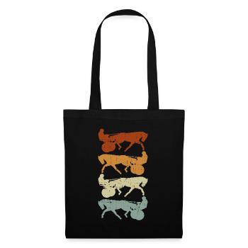 Horse Racing Trotting Horse Trotter Pacer - Tote Bag - black - Front