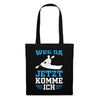 Kanurennsport Sport Kanu Kanusport - Stoffbeutel - Schwarz - Vorne