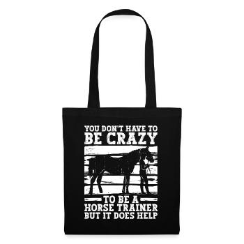 Horse Trainer Riding Horse Riding Instructor Rider - Tote Bag - black - Front