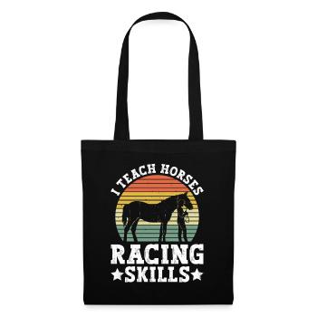 Horse Trainer Riding Horse Riding Instructor - Tote Bag - black - Front