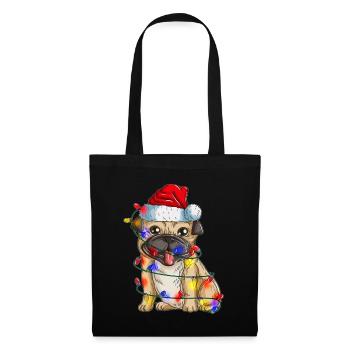 Proud Pug Mom Dogs Gangster Dog Mom Dog Dog - Tote Bag - black - Front