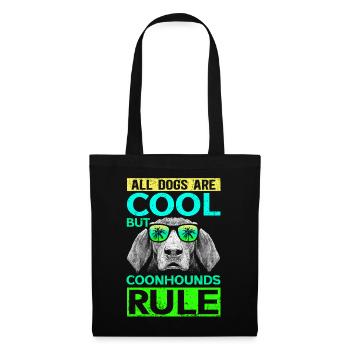 Coonhound dog owner | Dog Lovers Gift - Tote Bag - black - Front