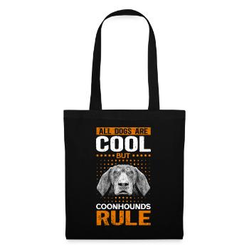 Coonhound Dog Lover Dog Owner Gift - Tote Bag - black - Front