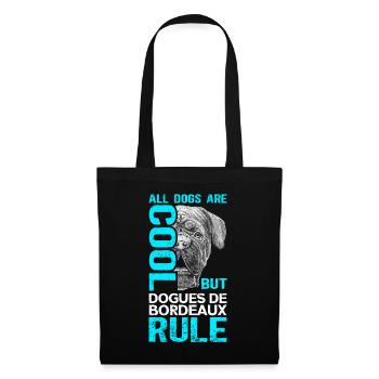 Great Dane | Bordeaux Great Dane Dog Gift - Tote Bag - black - Front