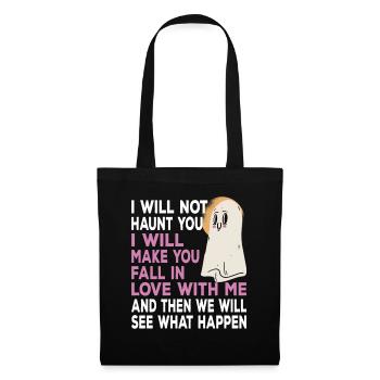 Je vais vous faire tomber amoureux de moi Halloween - Sac en tissu - noir - Devant