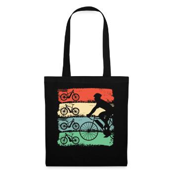 E Bike - Stoffbeutel - Schwarz - Vorne
