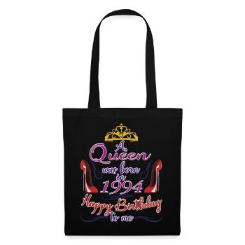 1994, Queen 30th Birthday For Women 30 Years Old - Tote Bag - black - Front