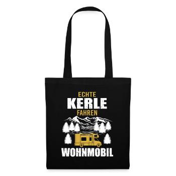 Wohnmobil Camping Zubehör - Stoffbeutel - Schwarz - Vorne