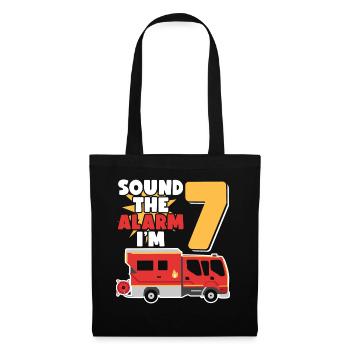 Sound The Alarm I at 7 | Firefighter Topic - Tote Bag - black - Front